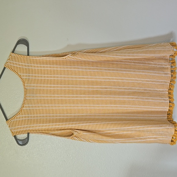W5 Yellow Tank With Tassels Size Large - Picture 2 of 7